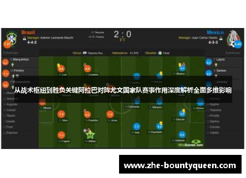从战术枢纽到胜负关键阿拉巴对阵尤文国家队赛事作用深度解析全面多维影响 从战术枢纽到胜负关键阿拉巴对阵尤文国家队赛事作用深度解析全面多维影响
